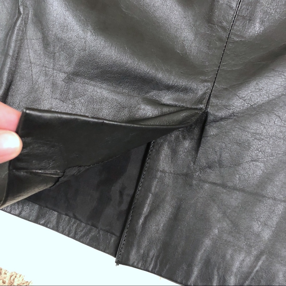 Vintage Wilson’s Genuine Leather High Waist Skirt - Picture 3 of 7